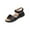 Black, variant on LOVZFMLL Wedges Sandals for Women 2025 Comfort Walking Hiking Sandals with Arch Support Open Toe Ankle Strap Casual Summer Sandals Brown 5.5