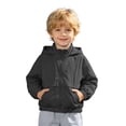 thumbnail image 3 of Zecgelong Kids Boys Girls Solid Coat Hooded Jacket Toddler Windproof Zipper Outwear, 3 of 7