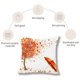 thumbnail image 2 of Valentine's Day Throw Pillow Case Cushion Cover Cotton 18 x 18 Inch Red Tree and Love Bicycle Sofa Car Decoration Style D, 2 of 4