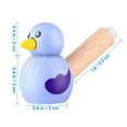Qiysamall 8Pcs Kids Bird Whistle Toys Wooden Whistle for Kids Cartoon
