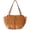 Tobacco Floral Emboss, variant on Bolinas Leather Satchel , Leather