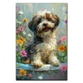 thumbnail image 3 of Funny Bathroom Wall Art CuteLhasa Apso Dog Canvas Print Dog Bathtub Picture Humor Animal Artwork Painting for Restroom Bathroom, Dog Bedroom Decor, Christmas Gifts, 3 of 5