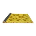 thumbnail image 2 of Ahgly Company Indoor Square Southwestern Yellow Country Area Rugs, 4' Square, 2 of 4