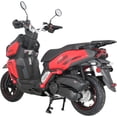thumbnail image 5 of HHH Tank 200 King Kong Scooter New Limited Edition–EFI Fuel Injected with Digital LCD Speedometer Street Moped California Approved (Blue), 5 of 7