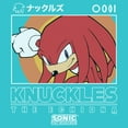 thumbnail image 2 of Girls Sonic the Hedgehog Knuckles Portrait T Shirt, 2 of 4