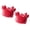 Red 2pcs, variant on KGJQ 2Pcs Crab Shaped Bottle Opener, 3 in 1 Magnetic Can Opener, Kitchen Scissors & Utility Knife, Multi-functional Fridge Magnet Tool for Home Camping Gift