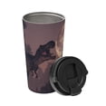 thumbnail image 2 of Vsdgher Dinosaur Moonlit Forest Coffee Mug Pobtable To Stainless Steel Coffee Tumbler Coffee Cups with Lids Thermos for Hot and Cold Drink, 2 of 8