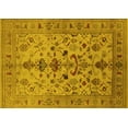 thumbnail image 1 of Ahgly Company Machine Washable Indoor Rectangle Oriental Yellow Industrial Area Rugs, 5' x 8', 1 of 4