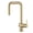Brushed Gold, variant on SUMERAIN Pull Down Sprayer Kitchen Faucet with Single Handle, Stainless Steel Lead Free Kitchen Sink Faucet, Chrome Finish