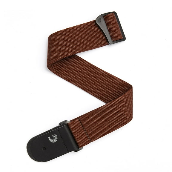D'Addario D'Addario Guitar Strap Poly-Pro Guitar Strap Leather End PWS109 Brown