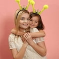 thumbnail image 4 of Happini ABee Festival Small Small Animals Antennae Headwear Hair Band Performance Props Cape Coat Unisex Cloak Angle for Little Girls Booster Cape with Hoodie Hooded Cape for Adults Brazing Goggles, 4 of 5