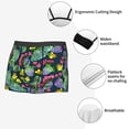 thumbnail image 3 of Gukieu Watercolor Cactuses Print Men's Boxer Briefs, High Elastic Moisture Wicking Boxer Briefs Underwear-Medium, 3 of 5