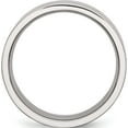 thumbnail image 2 of Stainless Steel Polished With Satin Center 8mm Grooved Band (Size 6.5) Made In China sr31-6.5, 2 of 5