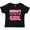AB-Black, variant on Inktastic Meema Girl Granddaughter Girls Toddler T-Shirt