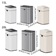 thumbnail image 3 of lanema HandsFrees 15L Trash Bin Holders With 1200mAh Battery For Contemporary Homes, 3 of 18
