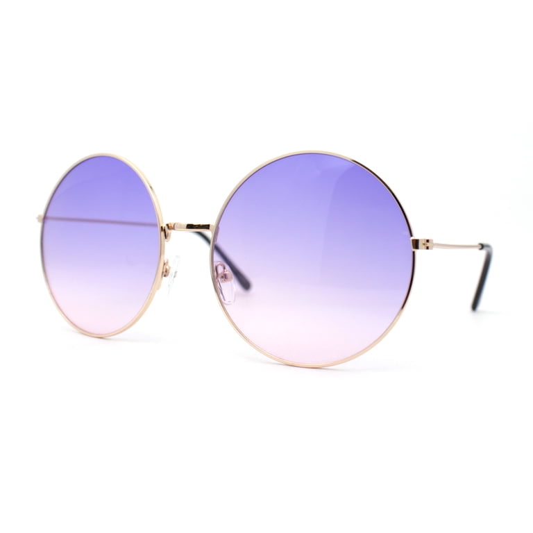 Classic Oversize Joplin Style Hippie Round Circle Lens  display picture 2