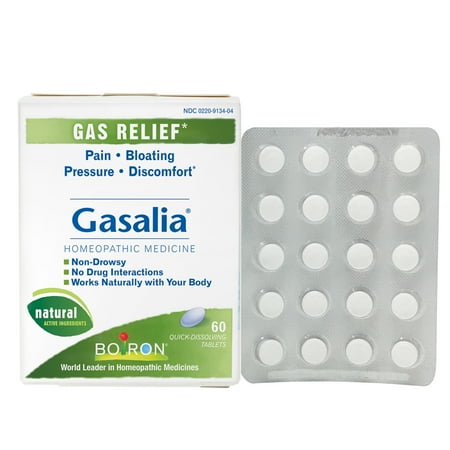 - Boiron Gasalia Gas Relief Tablets, 60 Ct