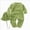 Green, variant on 12-24 Months Newborn Baby Spring And Climbing Wear Long Jumpsuit Button One-Piece Footed Romper Newborn Gift