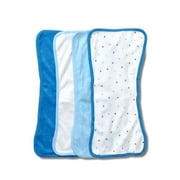Child Of Mine 4pk Burp Cloths, Blue