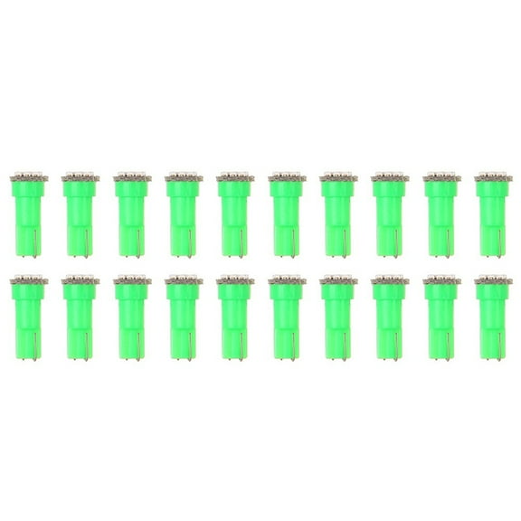 cciyu 20x T5 17 74 73 Instrument Gauge Cluster Dash LED Bulbs Indicator Light (Green)