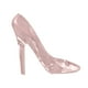 thumbnail image 2 of Zapatos de acrílico transparente, decoración, figurita, zapatillas de princesa, decoración del hogar Rosado, 2 of 9