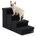thumbnail image 1 of Escaleras para perros COZY KISS, 4 escalones más anchas, resistentes, con almacenamiento, 180 libras, 1 of 8