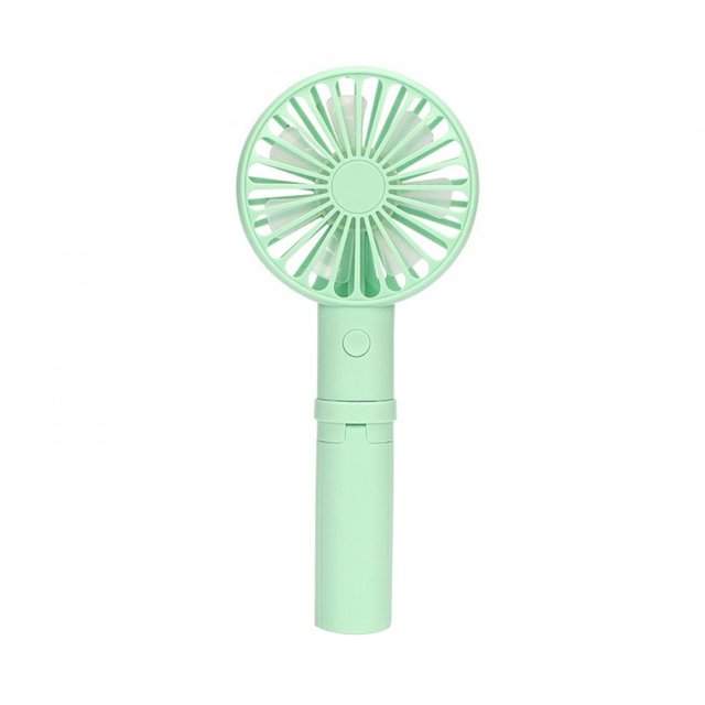 Ventilador de refrigeración USB plegable Ventilador de mano con ajuste de 3 marchas verde menta Ehuebsd Libre de BPA