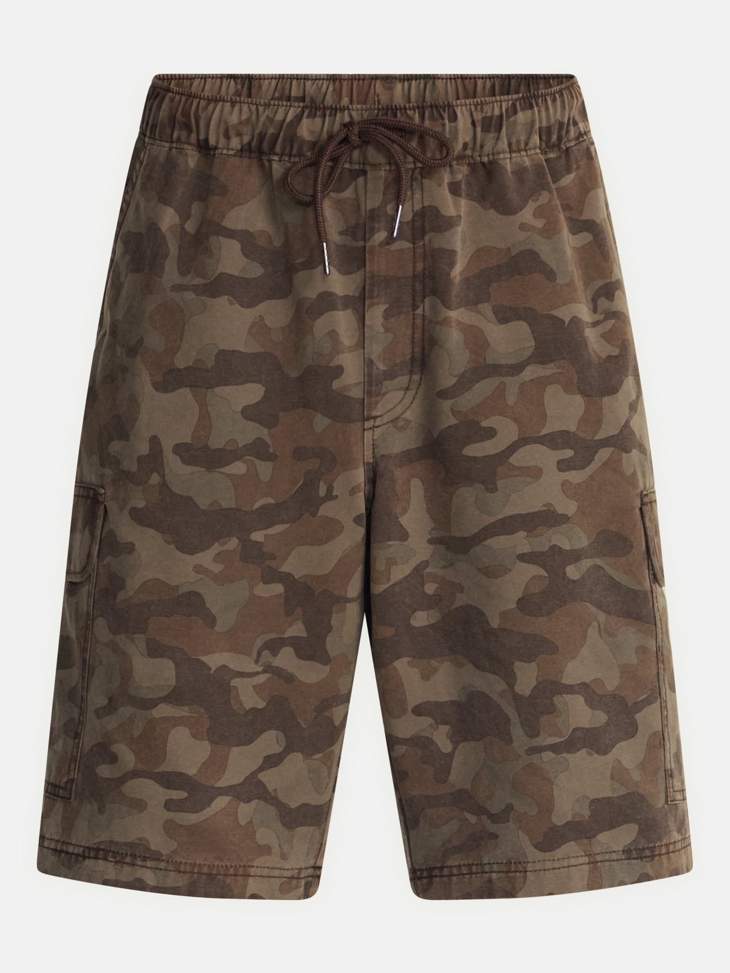 No Boundaries Baggy Fit Twill Cargo Shorts, 10" Inseam, Men's Sizes XS-5XB