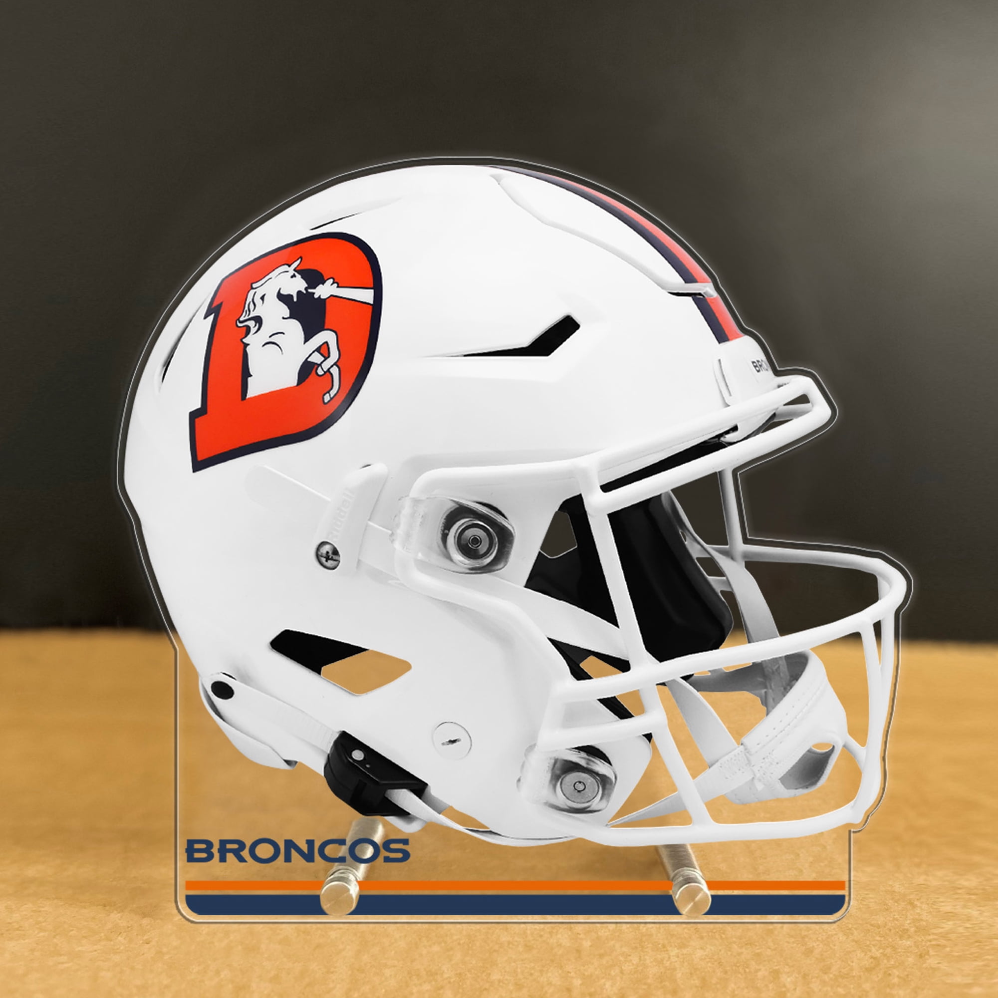 Denver Broncos 13" Speed Helmet Acrylic Plaque