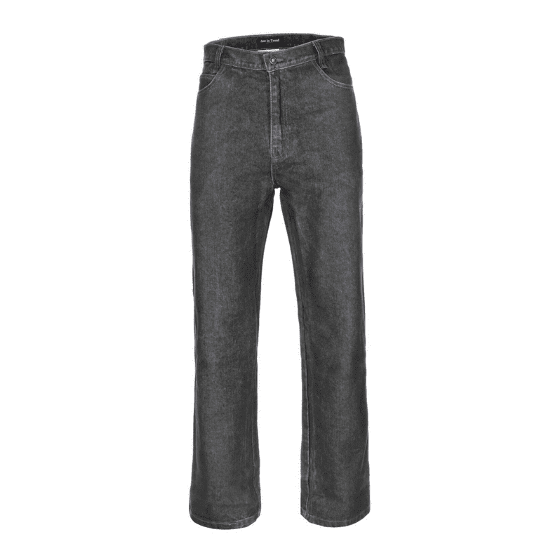 Flame Resistant FR Denim Jeans - 100% C (W32 x L32, Medium Black Denim -  Beige Thread)