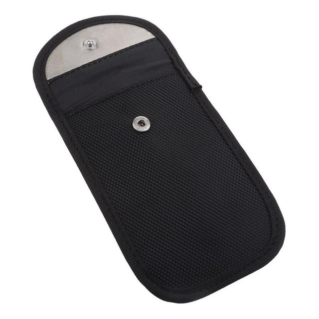 Car Key Signal Case Faraday Cage Fob Pouch Bag,Black