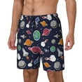 thumbnail image 2 of Fotbe Rocket Satellite Men’s Swim Trunks Quick Dry Swim Shorts Board Shorts with Mesh Lining-Large, 2 of 9