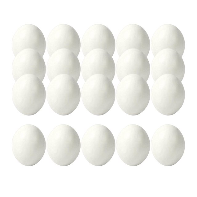 Huevos de Pascua DIY Baoblaze decoración de Pascua juguete pintable 20cps Blanco