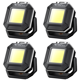 thumbnail image 1 of Luz de trabajo LED COB, recargable, luz de inspección con base magnética (negra)., 1 of 4