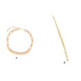 thumbnail image 4 of Minnieouse de circón brillante a la moda para mujer, pulseras decorativas, brazalete de cobre, joyería para boda, compromiso, trabajo informal Ropa, zapatos y accesorios Miscelánea Oro Minnieouse AP014969-02, 4 of 6