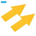 thumbnail image 3 of Unique Bargains Directional Arrow Sticker, 12' PVC Arrow Removable Adhesive Decals for Wall Floor Marking, Yellow, 24Pack, 3 of 6