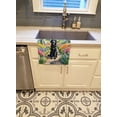 thumbnail image 2 of Flat-Coated Retriever Spring Path Kitchen Towel, 2 of 5