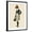 Black Frame, variant on Art.com Dandy Fox Full Stretched Canvas Print Wall Art by Fab Funky, 12" x 16"