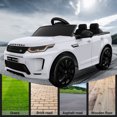 thumbnail image 4 of TOKTOO 12V Powered Ride on Car, 1 Seater Licensed Land Rover Kid Car w/ Remote Control, Gift for Kids Aged 3-5 Years-White, 4 of 8