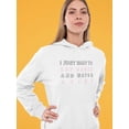 thumbnail image 2 of Ramen And Anime Is What I Need Hoodie Women -GoatDeals Designs, Female Large, 2 of 4