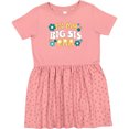 thumbnail image 3 of Inktastic In My Big Sis Era Retro with Flowers Girls Toddler Dress, 3 of 5