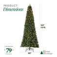 thumbnail image 3 of Home Heritage Cashmere Quick Set 12 Ft 800 LED Pre-Lit Artificial Christmas Tree, 3 of 11