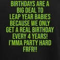 thumbnail image 3 of CafePress - Birthdays Are A Big Deal To Leap Year Babies Pajamas - Women's Short Sleeve Print T-Shirt and Pants Dark Cotton Pajama Set, 3 of 7