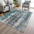 thumbnail image 6 of Dalyn Rugs Machine Washable Indoor/Outdoor Chantille Teal 9' x 12' Rug, 6 of 9
