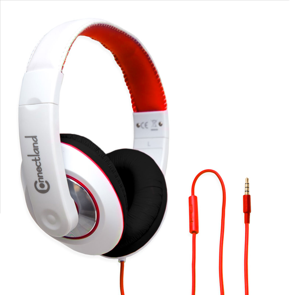 Over The Ear Stereo Kids Mobile Wired Headphone with in-Line Microphone Headphone Black Red Over The Ear Stereo Kids Mobile Wired Headphone with in-Line Microphone Headphone Black Red