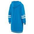 thumbnail image 3 of Women's WEAR by Erin Andrews Blue Detroit Lions Hoodie Dress, 3 of 5