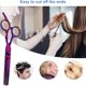 thumbnail image 4 of Tijeras profesionales de belleza para adelgazar el cabello - Tijeras para adelgazar el cabello - Tijera para texturizar el cabello Vhermosa CPB-US-DYP1837-5, 4 of 5