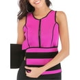thumbnail image 2 of SAYFUT Women's Waist Trainer Slimming Vest Body Shaper Neoprene Sauna Vest Tummy Control Shapewear for Weight Loss Waist Shaper Belt Black/Red S-6XL, 2 of 7