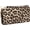Nn Leopard, variant on rentano Vegan Leather Slim Single-Zipper Chevron Emroidered Wallet with Removale Wrist Strap
