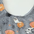 thumbnail image 5 of Dagaeig Halloween Pajama Set Women's Pajamas Set Black Halloween Print Spaghetti Strap Soft Breathable Sleepwear|Grey L, 5 of 9